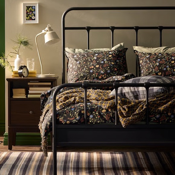 IKEA Other - Floral Patterned Duvet Cover Set